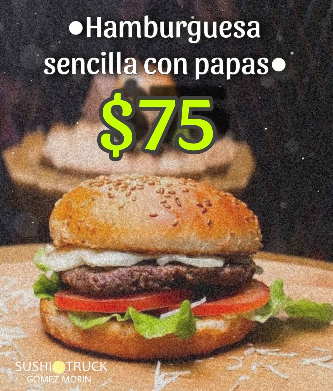 Hamburguesa sencilla